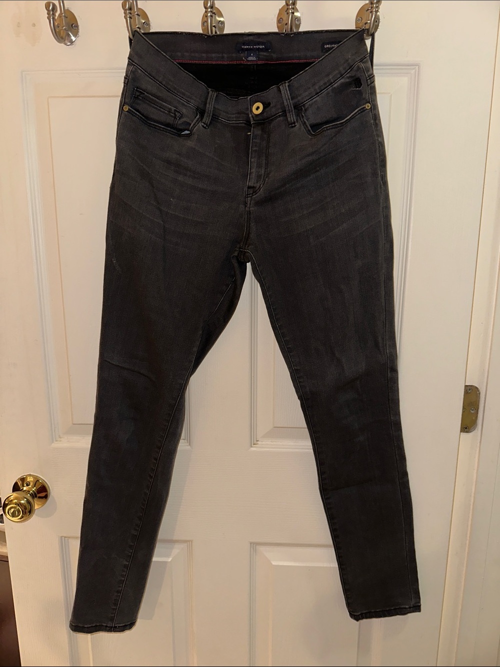 Tommy Hilfiger High-Rise Black Skinny Jeans